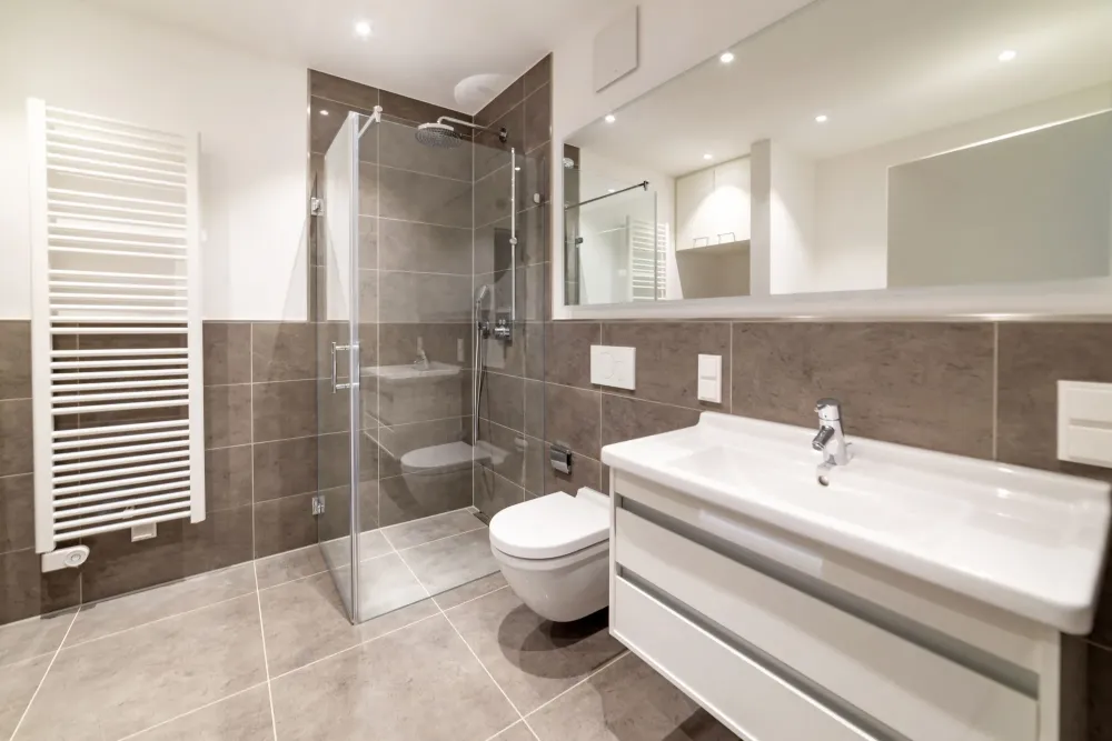 salle de bain carrelé